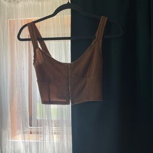 PacSun Buckled Crop Top